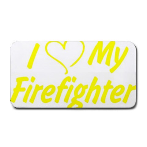 I Love My Firefighter Medium Bar Mat from ArtsNow.com 16 x8.5  Bar Mat