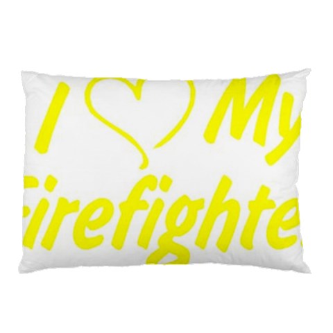 I Love My Firefighter Pillow Case from ArtsNow.com 26.62 x18.9  Pillow Case