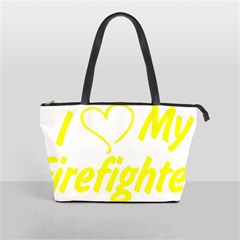 I Love My Firefighter Classic Shoulder Handbag from ArtsNow.com Front