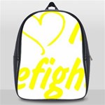 I Love My Firefighter School Bag (Large)