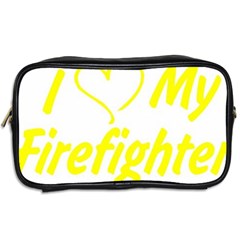 I Love My Firefighter Toiletries Bag (Two Sides) from ArtsNow.com Back