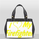 I Love My Firefighter Oversize Office Handbag