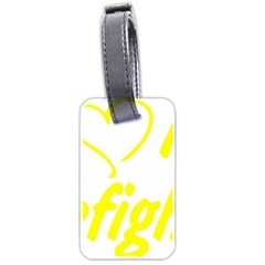 I Love My Firefighter Luggage Tag (two sides) from ArtsNow.com Front