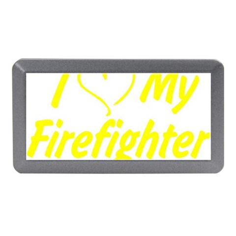 I Love My Firefighter Memory Card Reader (Mini) from ArtsNow.com Front