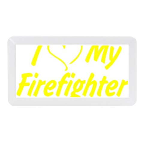 I Love My Firefighter Memory Card Reader (Mini) from ArtsNow.com Front