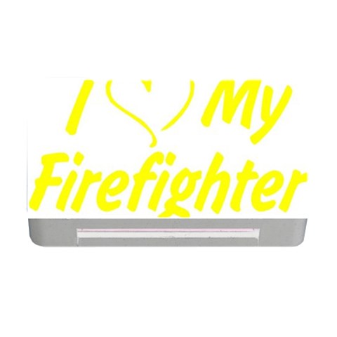 I Love My Firefighter Memory Card Reader with CF from ArtsNow.com Front