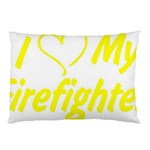 I Love My Firefighter Pillow Case (Two Sides)