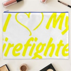 I Love My Firefighter Cosmetic Bag (XXXL) from ArtsNow.com Front