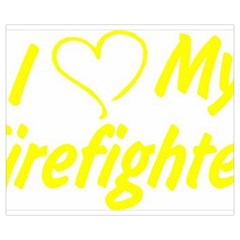 I Love My Firefighter Medium Tote Bag from ArtsNow.com Front