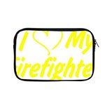 I Love My Firefighter Apple MacBook Pro 13  Zipper Case