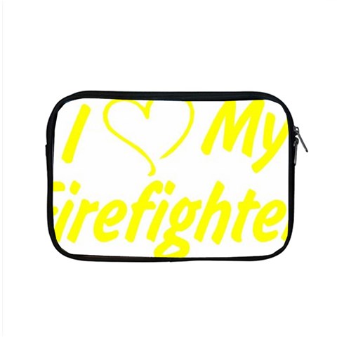 I Love My Firefighter Apple MacBook Pro 15  Zipper Case from ArtsNow.com Front