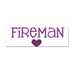 I Love My Fireman Sticker Bumper (10 pack)