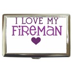 I Love My Fireman Cigarette Money Case