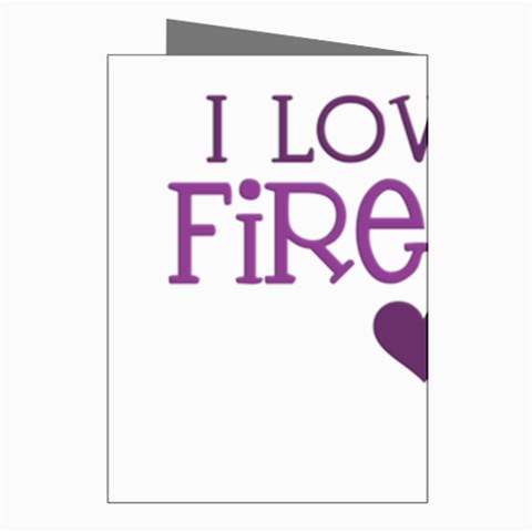 I Love My Fireman Greeting Cards (Pkg of 8) from ArtsNow.com Right