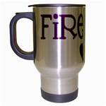 I Love My Fireman Travel Mug (Silver Gray)