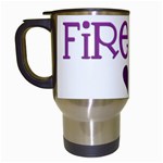 I Love My Fireman Travel Mug (White)