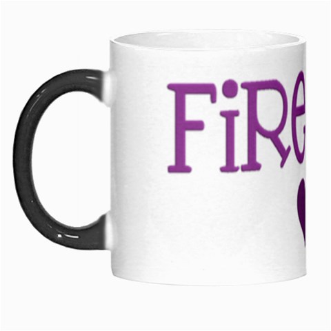 I Love My Fireman Morph Mug from ArtsNow.com Left