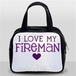 I Love My Fireman Classic Handbag (Two Sides)