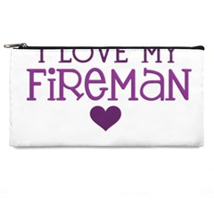 I Love My Fireman Pencil Case from ArtsNow.com Front