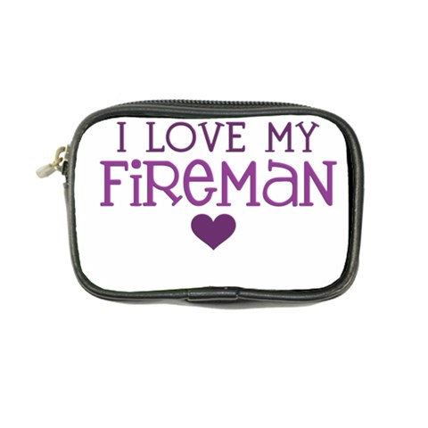 I Love My Fireman Coin Purse from ArtsNow.com Front