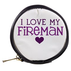 I Love My Fireman Mini Makeup Bag from ArtsNow.com Back