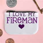 I Love My Fireman Mini Coin Purse