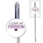 I Love My Fireman Book Mark