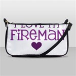 I Love My Fireman Shoulder Clutch Bag