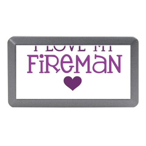 I Love My Fireman Memory Card Reader (Mini) from ArtsNow.com Front