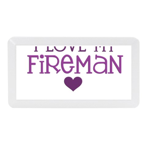 I Love My Fireman Memory Card Reader (Mini) from ArtsNow.com Front