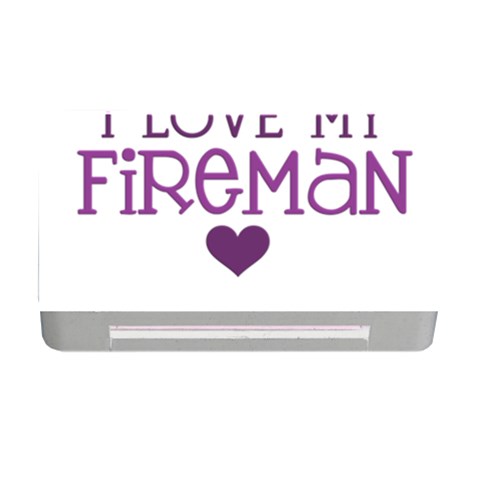 I Love My Fireman Memory Card Reader with CF from ArtsNow.com Front