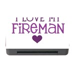 I Love My Fireman Memory Card Reader with CF