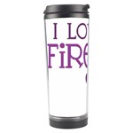 I Love My Fireman Travel Tumbler