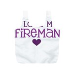 I Love My Fireman Full Print Recycle Bag (S)