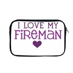 I Love My Fireman Apple MacBook Pro 13  Zipper Case