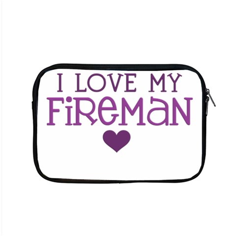 I Love My Fireman Apple MacBook Pro 15  Zipper Case from ArtsNow.com Front