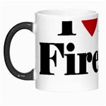 I Love My Fireman Morph Mug