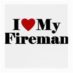 I Love My Fireman Medium Glasses Cloth