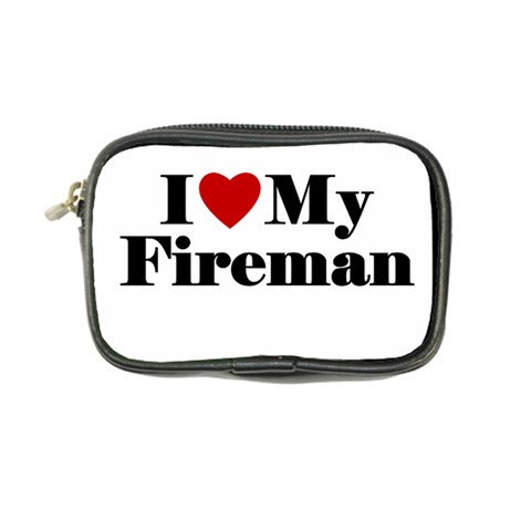 I Love My Fireman Coin Purse from ArtsNow.com Front