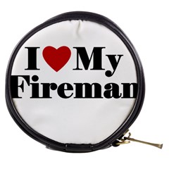 I Love My Fireman Mini Makeup Bag from ArtsNow.com Front