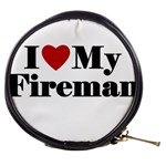 I Love My Fireman Mini Makeup Bag