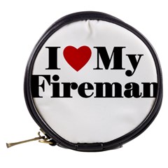 I Love My Fireman Mini Makeup Bag from ArtsNow.com Back