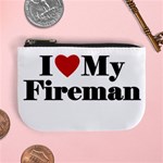 I Love My Fireman Mini Coin Purse