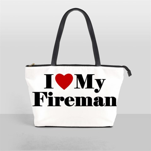 I Love My Fireman Classic Shoulder Handbag from ArtsNow.com Front