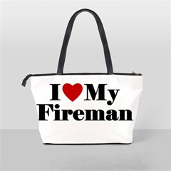 I Love My Fireman Classic Shoulder Handbag from ArtsNow.com Back