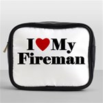 I Love My Fireman Mini Toiletries Bag (One Side)