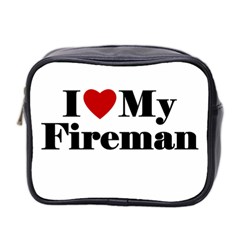 I Love My Fireman Mini Toiletries Bag (Two Sides) from ArtsNow.com Front