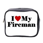 I Love My Fireman Mini Toiletries Bag (Two Sides)