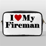 I Love My Fireman Toiletries Bag (One Side)