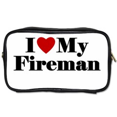 I Love My Fireman Toiletries Bag (Two Sides) from ArtsNow.com Front